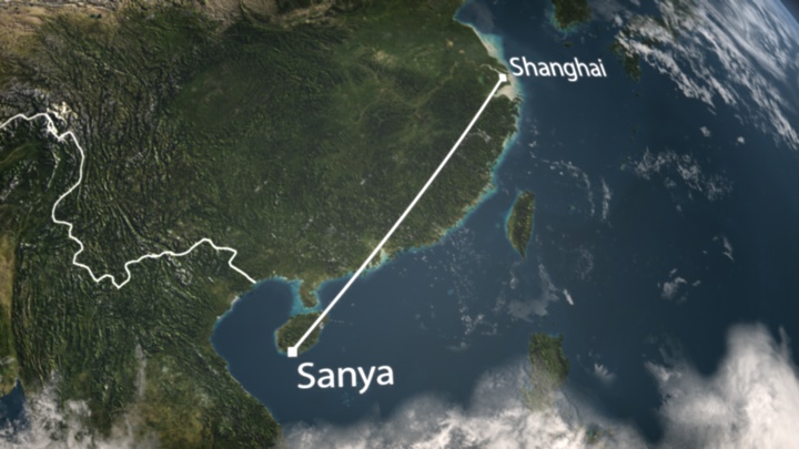 First destination Shanghai